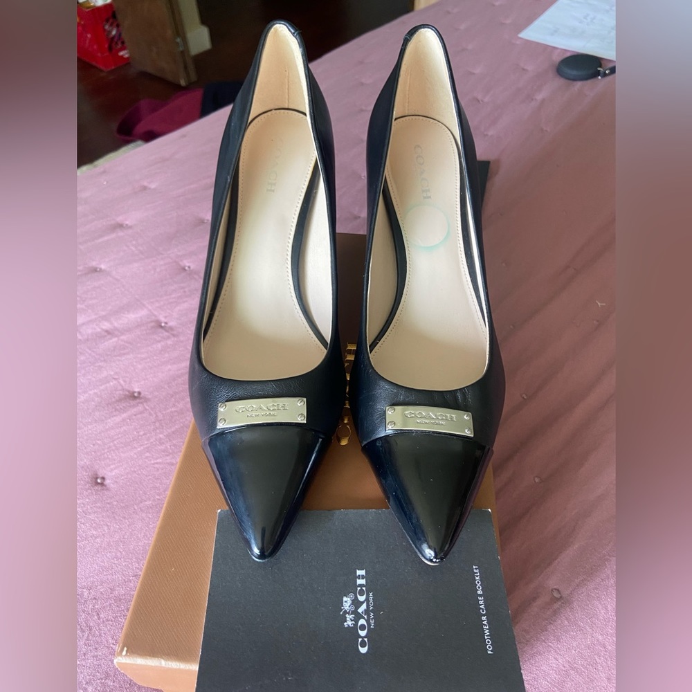 Coach Black Heels